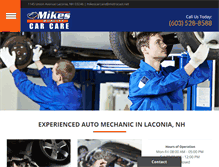 Tablet Screenshot of mikesqualitycarcare.com